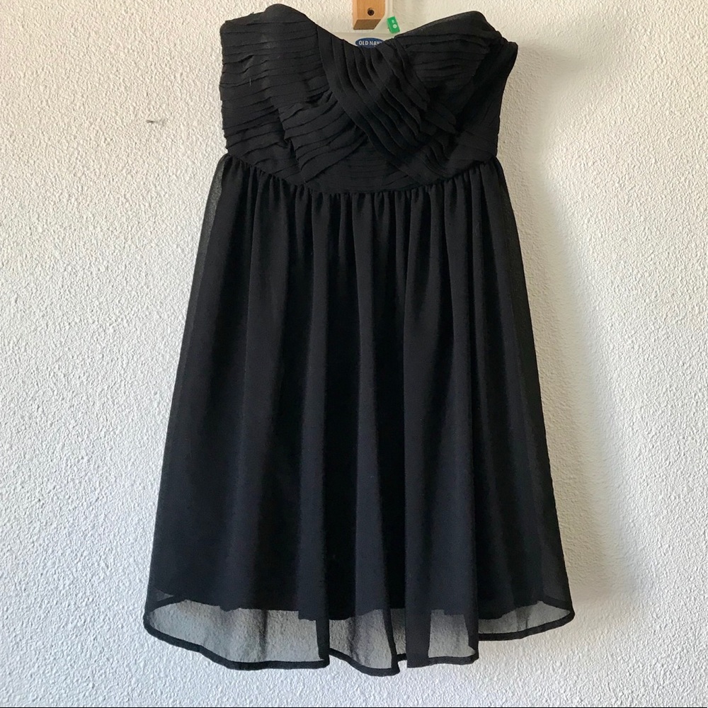 Black Strapless Dress